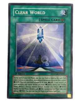 YUGIOH Clear World SOVR-EN099 1st edition Secret Rare Near-Mint NM - Image 1