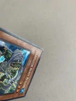 YUGIOH Gladiator Beast Retiari CSOC-EN086 Secret Rare Light-played LP - Image 3