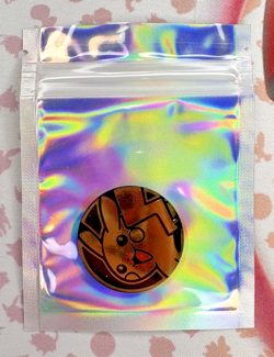 Gold Pikachu ✨1c Start✨ Holo Pokemon Trading Card Game Coin x Token 💠 - Image 1