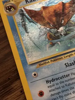 Pokemon TCG Kabutops Neo Discovery Holo Card 6/75 Unlimited Rare - Image 2