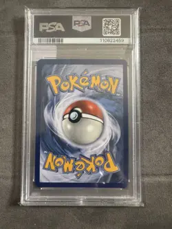 Pokemon Pikachu EX Surging Sparks #247/191 Hyper Rare PSA 9 Graded Card Gold - Image 2