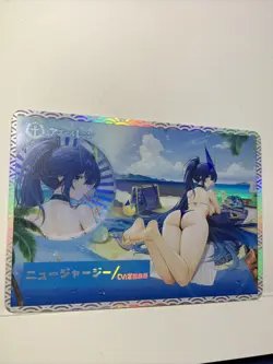New Jersey Azur lane Swimsuit ACG Goddess Story Anime Card Girl Waifu Sexy Ship - Image 1