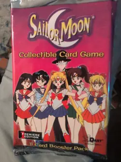 Sailor Moon Premiere Edition Collectible Card Game Booster Pack Dart TCG CCG New - Image 1