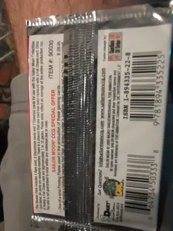 Sailor Moon Premiere Edition Collectible Card Game Booster Pack Dart TCG CCG New - Image 2