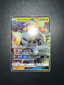 Kommo-o GX SM71 Black Star Promo Ultra Rare Holo Pokemon Card PC - Image 2