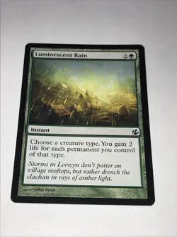 Luminescent Rain Magic the Gathering 2008 Card - Image 1