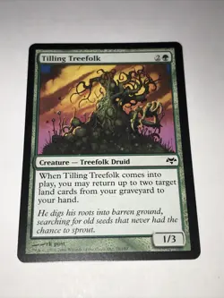 2008 Magic: The Gathering Tilling Treefolk Card - Image 1