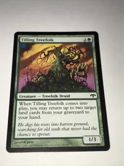 2008 Magic: The Gathering Tilling Treefolk Card - Image 2