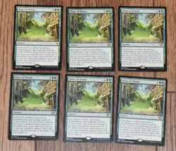 6x MTG Wave Of Vitriol Commander / Anthology Rare Green Sorcery - Image 1