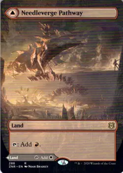 MTG Needleverge Pathway (Borderless) (288) | NM | Zendikar Rising {ZNR} - Image 1