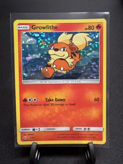 Pokemon TCG Growlithe McDonald's Promos 2018 1/12 Holo Promo - Image 1