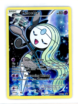 Meloetta Black Star Promo XY120 Full Art Ultra Rare Holo Pokemon TCG NM - Image 1