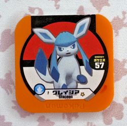 Glaceon Tretta Promo Orange Japanese Pokemon Arcade Game Chip 🍄 - Image 1