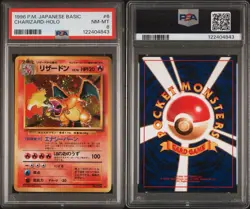 1996 Pokemon Japanese Base Set Holo Charizard #6 PSA 8 NM-MT - Image 1