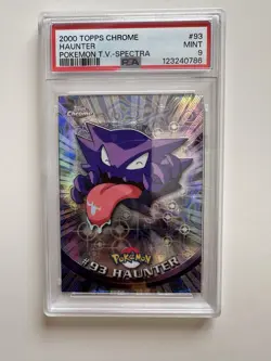 POKEMON TOPPS CHROME SPECTRA HAUNTER #93 PSA 9 MINT - Image 1