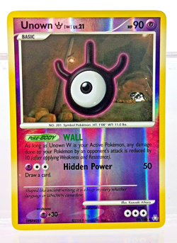 Unown (W) 80/146 Diamond & Pearl Legends Awakened-Reverse Holo 2008 TCG Pokemon - Image 1