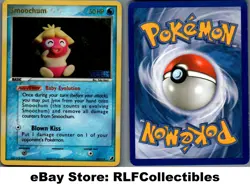 2005 Pokemon, EX Unseen Forces, #31/115 Smoochum, Reverse Holo Rare - Image 1