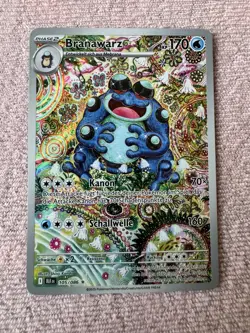Branawarz 105/086 Schwarze Blitze Pokemon Karte Deutsch Boosterfrisch - Image 1