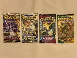 🔥 Factory Sealed Packs Pokemon Sword & Shield Lot of 4 Packs New 🔥 - Image 1