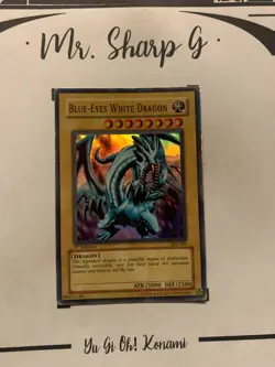 BLUE-EYES WHITE DRAGON - 1st EDITION SKE-001 ENGLISH Yu-Gi-OH! CARD GAME HOLO - Image 3