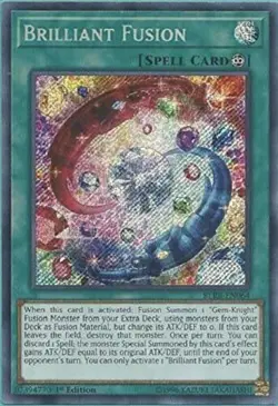 Brilliant Fusion - BLRR-EN064 - Secret Rare - 1st Edition Yugioh - Image 1