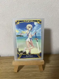 FGO Altria Pendragon Archer 1st Ascension Trading Card - Image 1