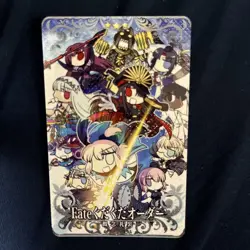 Fate Grand Order FGO Arcade Conceptual Outfit Fatal Trading Card Individual - Image 1