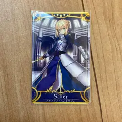 FGO Trading Card Saber Arcade Single Card - Image 1