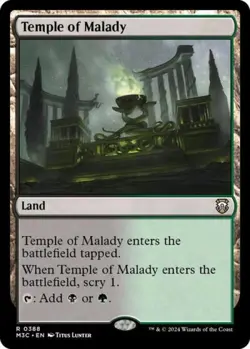Temple of Malady - Near Mint MTG Commander: Modern Horizons 3 - Image 1