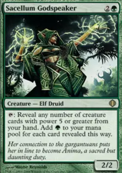 Sacellum Godspeaker - Light Play MTG Shards of Alara - Image 1