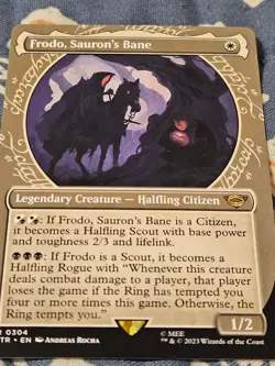Frodo, Sauron's Bane x1 Showcase The Lord of the Rings Tales of Middle MTG Magic - Image 2