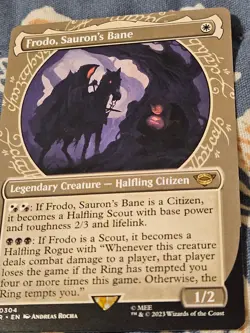 Frodo, Sauron's Bane x1 Showcase The Lord of the Rings Tales of Middle MTG Magic - Image 3