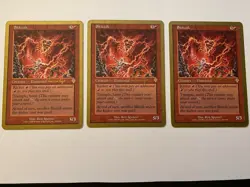 Magic the Gathering MTG - 3x Skizzik World's Toronto August 2001 NM / Unplayed - Image 1