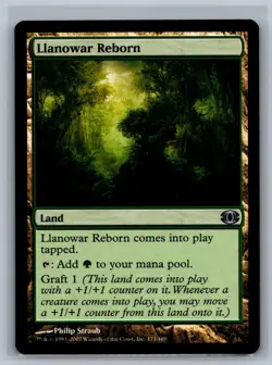 Magic The Gathering Future Sight Llanowar Reborn #171/180 MTG TCG CCG - Image 1