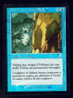 MTG Biscazziere di Aphetto / Aphetto Grifter - FOIL Assalto ITA (EX) Clouding - Image 1