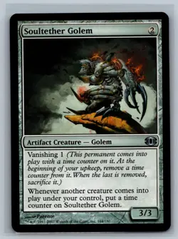 Magic The Gathering Future Sight Soultether Golem #164/180 MTG TCG CCG - Image 1