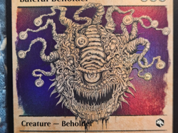 Baleful Beholder FOIL Showcase DnD Monster Commander MTG Magic The Gathering - Image 2