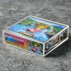 1pc Magnetic Acrylic Display Case for Pokemon Japanese Booster Box Clear New - Image 2