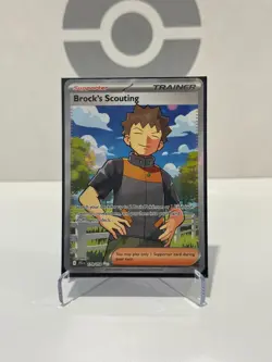 Pokemon TCG - Brocks Scouting Full Art - 179/159 - Journey Together - NM - Image 1