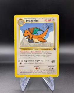 Dragonite Black Star Movie Promo 5 - Non Holo - Vintage Pokemon TCG WOTC - MP/HP - Image 1