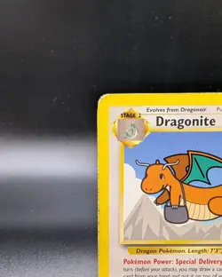 Dragonite Black Star Movie Promo 5 - Non Holo - Vintage Pokemon TCG WOTC - MP/HP - Image 2