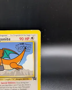 Dragonite Black Star Movie Promo 5 - Non Holo - Vintage Pokemon TCG WOTC - MP/HP - Image 3