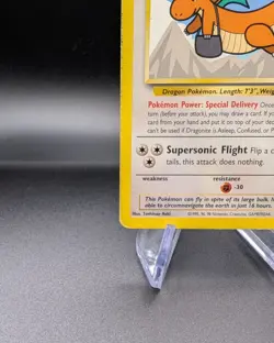 Dragonite Black Star Movie Promo 5 - Non Holo - Vintage Pokemon TCG WOTC - MP/HP - Image 4