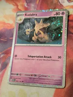 Kadabra ~Fart Swirl~ Scarlet & Violet MEW 151 064/165 Cosmos Holo Pokemon NM TCG - Image 2