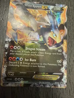 Pokemon TCG White Kyurem EX BW63 Black & White Promo MP - Image 3