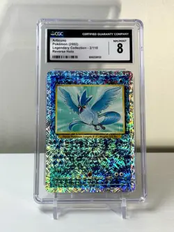ARTICUNO REVERSE HOLO LEGENDARY COLLECTION #2 2002 POKEMON CGC 8 - Image 1