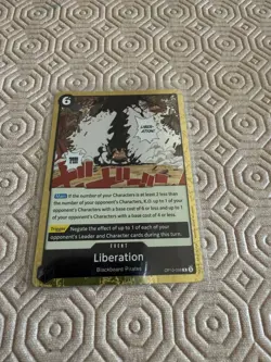 OP10-098 Liberation : Rare English One Piece TCG Card : OP10: Royal Blood MINT - Image 1