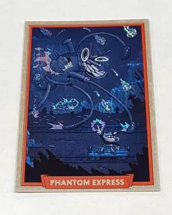 Cuphead Out Of The Cards Phantom Express 063/160 Marble Holo 10/50 - Image 1