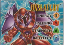 ONSLAUGHT - Rare - 1995 Marvel Overpower Hero Character CCG Card - Image 1