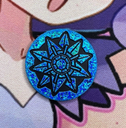 Japanese Water Energy ✨1c Start✨ Holo Pokemon Trading Card Game Coin x Token 💠 - Image 1